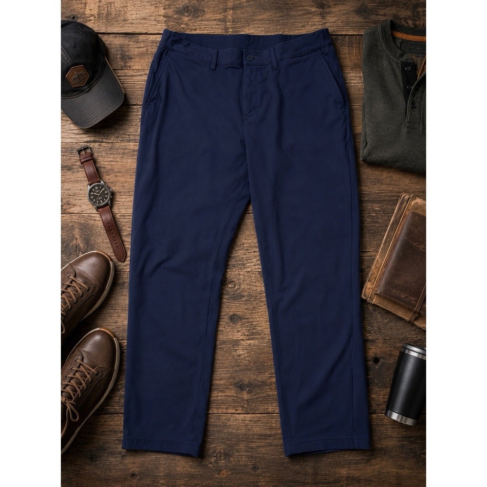 Public Rec Men's Navy Stretch Performance Pants Size 38 Athletic Casual